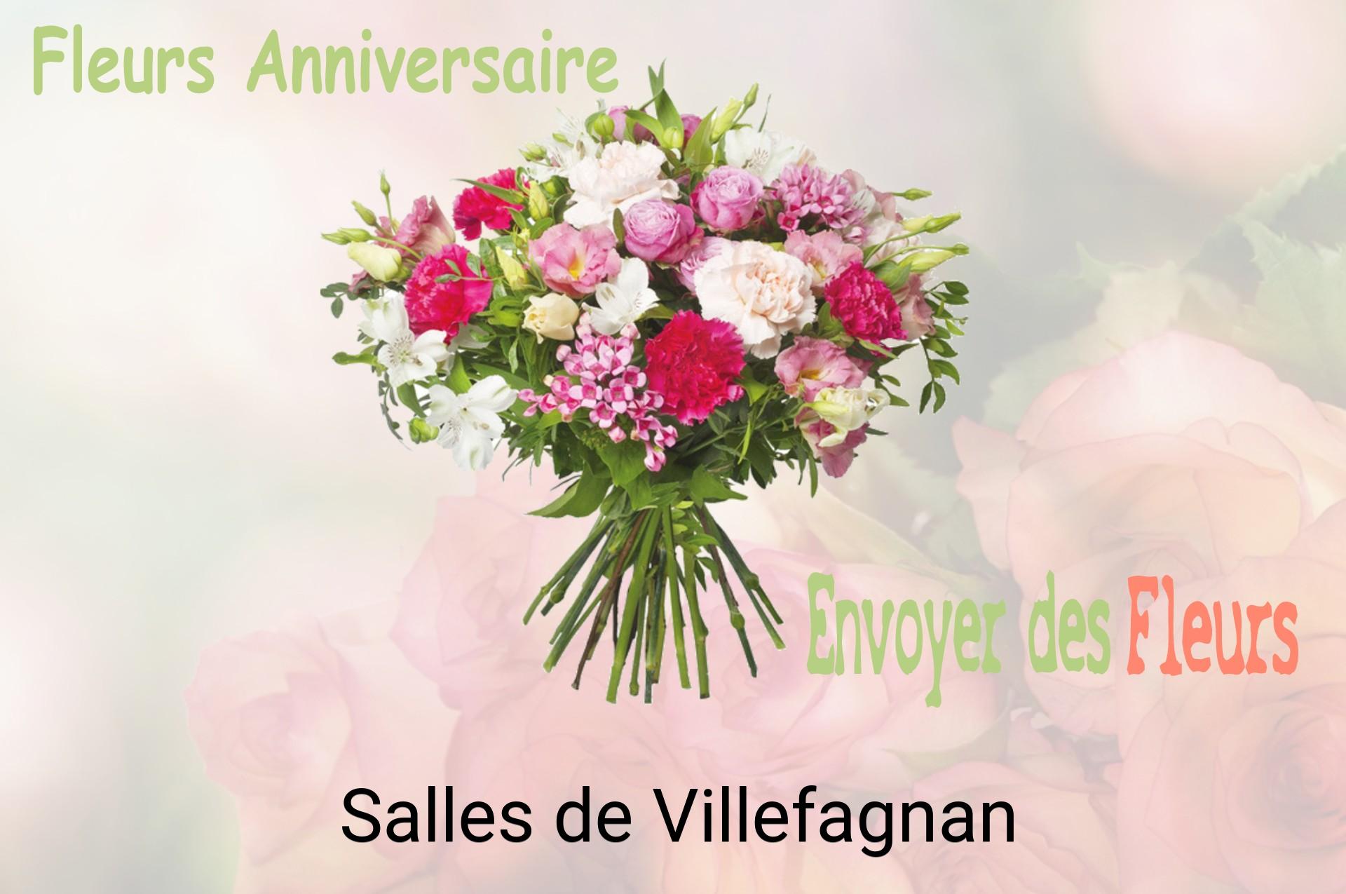 Bouquet de fleurs d’anniversaire livré à Salles-de-Villefagnan